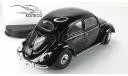 Фольксваген VW Volkswagen Beetle Kafer 1955 black AutoArt 1:18 79776, масштабная модель, scale18