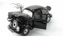 Фольксваген VW Volkswagen Beetle Kafer 1955 black AutoArt 1:18 79776, масштабная модель, scale18