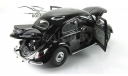 Фольксваген VW Volkswagen Beetle Kafer 1955 black AutoArt 1:18 79776, масштабная модель, scale18