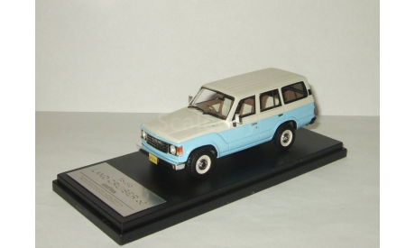 Тойота Toyota Land Cruiser 60 Flex Dream 1982 4x4 4WD Blue/White Hi-Story 1:43 HS061SP1, масштабная модель, scale43