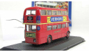 автобус двухэтажный Лондон London Leyland RTV75 1957 Atlas IXO IST Deagostini 1:72, масштабная модель, 1/72