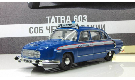 Татра Tatra 603 Verejna Bezpecnost Полиция Чехословакии 1969 IXO Полицейские Машины Мира 1:43, масштабная модель, Полицейские машины мира, Deagostini, scale43