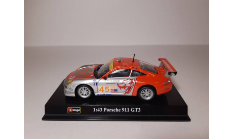 Porsche 911 GT3 (Bburago) 1/43, масштабная модель, 1:43