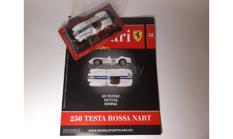 Ferrari 250 Testa Rossa NART (Ferrari Collection №52) 1/43, масштабная модель, scale43, Eaglemoss