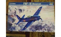 Американский палубный истребитель F8F-1B Bearcat 1:32 (02284), сборные модели авиации, Trumpeter, scale32
