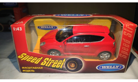Alfa Romeo MiTo (Welly) 1/43 с улучшениями, масштабная модель, scale43