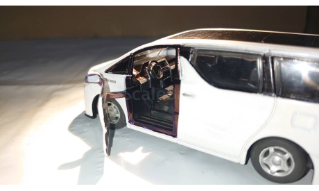 Toyota Alphard 3-d generation (AH30; 2023). 1/43 с доработками, масштабная модель, NoName, scale43