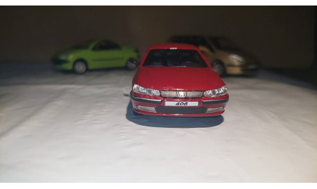 Peugeot 406 V6 restyling 2001 (Hongwell). Scale 1/43., масштабная модель, Bauer/Cararama/Hongwell, scale43