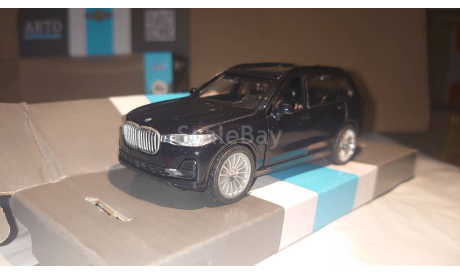 BMW X7 правильные колеса 1/44 АВТОпанорама (MSZ), масштабная модель, scale43