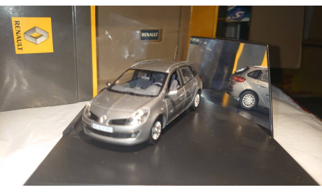 Renault Clio Estate 2007 (Dealer box) 1/43, масштабная модель, Norev, scale43