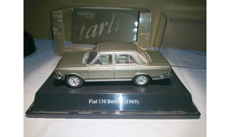 Fiat 130 Berlina (1969) Starline 1/43 Grey Scuro, масштабная модель, scale43