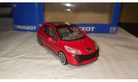 Peugeot 207 3-d (2006-2012) 1/43 New Ray (с доработками), масштабная модель, New-Ray Toys, 1:43