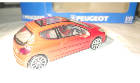 Peugeot 207 3-d (2006-2012) 1/43 New Ray (с доработками), масштабная модель, New-Ray Toys, 1:43