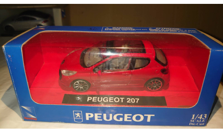 Peugeot 207 3-d (2006-2012) 1/43 New Ray (с доработками), масштабная модель, New-Ray Toys, 1:43