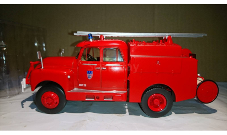 Citroen 46 CD 4x4 Feuerwehr. Scale 1/43., масштабная модель, Citroën, IXO Models for Hachette, 1:43