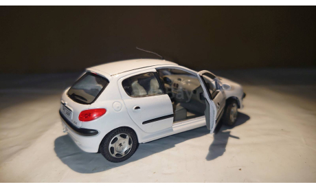 Peugeot 206 (Hongwell). Scale 1/43., масштабная модель, Bauer/Cararama/Hongwell, scale43