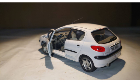 Peugeot 206 (Hongwell). Scale 1/43., масштабная модель, Bauer/Cararama/Hongwell, scale43