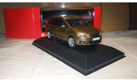 Seat Alhambra 2-nd Generation (Typ 7N/2010-2020) 1/43 Dealer Box, масштабная модель, iScale, scale43