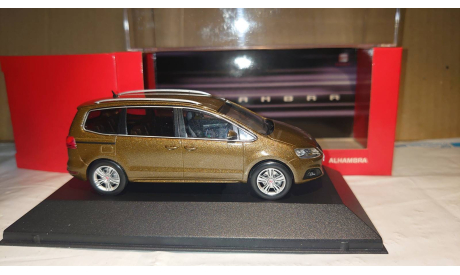 Seat Alhambra 2-nd Generation (Typ 7N/2010-2020) 1/43 Dealer Box, масштабная модель, iScale, scale43