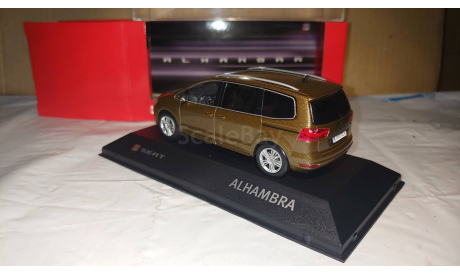 Seat Alhambra 2-nd Generation (Typ 7N/2010-2020) 1/43 Dealer Box, масштабная модель, iScale, scale43