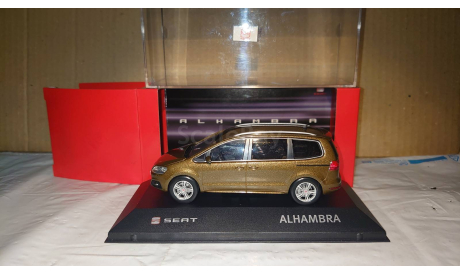 Seat Alhambra 2-nd Generation (Typ 7N/2010-2020) 1/43 Dealer Box, масштабная модель, iScale, scale43