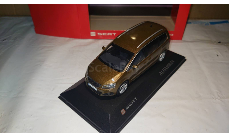 Seat Alhambra 2-nd Generation (Typ 7N/2010-2020) 1/43 Dealer Box, масштабная модель, iScale, scale43