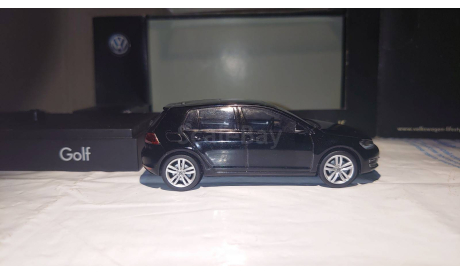 Volkswagen Golf VII (2012) 5d black met. Herpa. Scale 1/43., масштабная модель, i-Scale (Herpa) Dealer Box, scale43