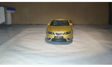 Saab 9³ Aero Cabriolet 2-nd Gen restyling (2007–2011) 1/43, масштабная модель, BBurago, scale43