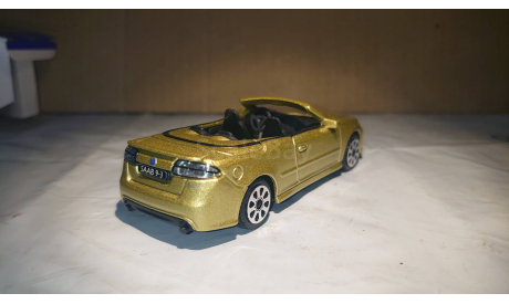 Saab 9³ Aero Cabriolet 2-nd Gen restyling (2007–2011) 1/43, масштабная модель, BBurago, scale43