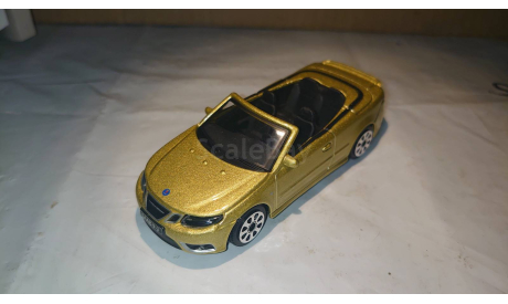 Saab 9³ Aero Cabriolet 2-nd Gen restyling (2007–2011) 1/43, масштабная модель, BBurago, scale43