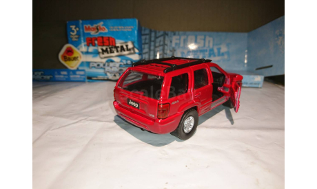 Jeep Grand Cherokee (2000). Maisto. Scale 1/42, масштабная модель, 1:43, 1/43