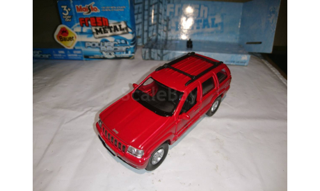 Jeep Grand Cherokee (2000). Maisto. Scale 1/42, масштабная модель, 1:43, 1/43