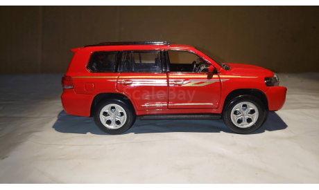 Toyota Land Cruiser 200 second restyle (2020) 1/43, масштабная модель, Kingstoy, scale43