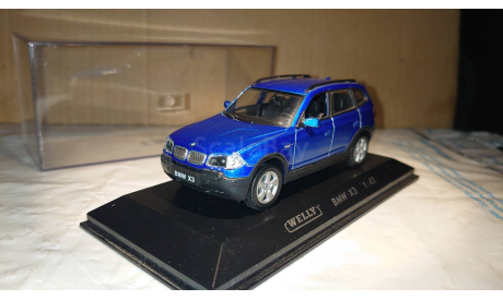 BMW X3 (E83) 2003 (1st generation) in box. 1/43., масштабная модель, Welly (Premium Collection), scale43