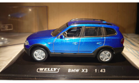 BMW X3 (E83) 2003 (1st generation) in box. 1/43., масштабная модель, Welly (Premium Collection), scale43