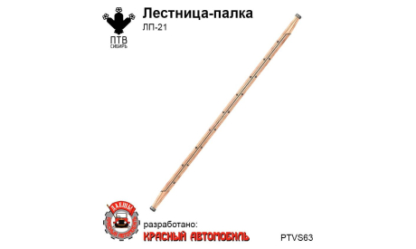 Лестница-палка ЛП-21, масштабная модель, ПТВ Сибирь, scale43