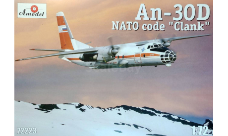 Модель самолета Ан-30Д, сборные модели авиации, Amodel, scale72