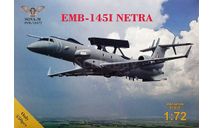 Модель самолета EMB-145I Netra, сборные модели авиации, scale72