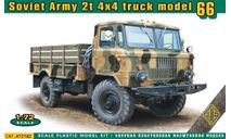 Модель автомобиля ГаЗ-66, сборная модель автомобиля, ACE, scale72