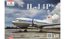 Модель самолета Ил-14П, сборные модели авиации, Amodel, scale72, Ильюшин