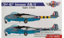 Модель DH-112 Venom Mk.4 Suez Crisis, масштабные модели авиации, 1:72, 1/72