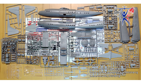 Модель самолета Ан-10 (ранний). Под заказ., сборные модели авиации, ModelSvit, scale72