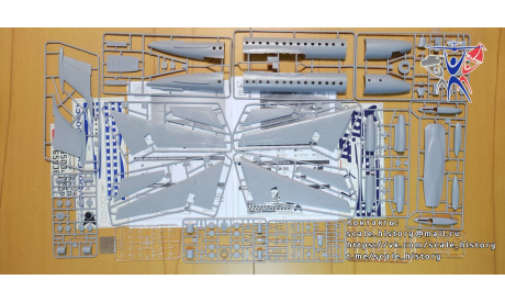 Модель самолета Ту-134А, сборные модели авиации, Amodel, scale72, Туполев