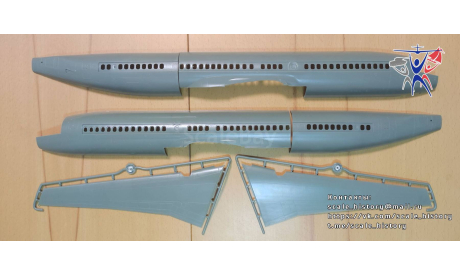 Модель самолета Boeing 737-800 KLM, сборные модели авиации, BPK, scale72