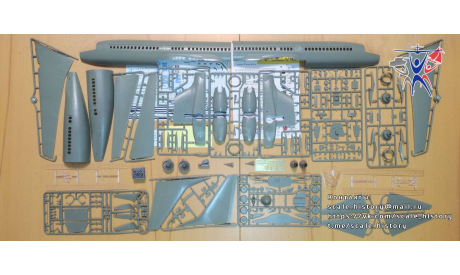 Модель самолета Boeing 737-800 KLM, сборные модели авиации, BPK, scale72