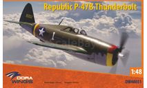 Модель самолета P-47B Thunderbolt, сборные модели авиации, scale48