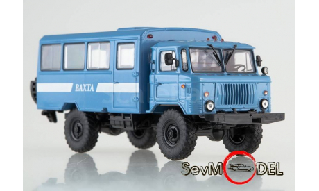 Автоистория Вахтовый автобус НЗАС-3964 (66), масштабная модель, ГАЗ, Автоистория (АИСТ), 1:43, 1/43