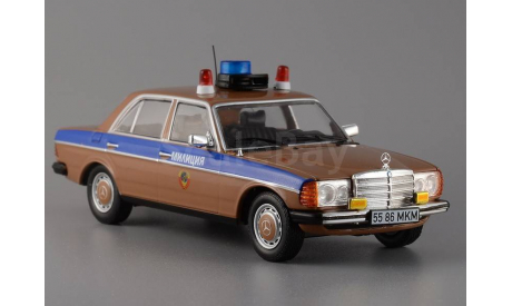 Полицейские машины мира №59 — MERCEDES-BENZ W123 280E ГАИ СССР, масштабная модель, 1:43, 1/43, DeAgostini