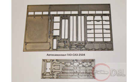 MAX MODEL 1/43 КИТ ГАЗ-САЗ-2504 Автосамосвал, сборная модель автомобиля, scale43, MAX-MODELS