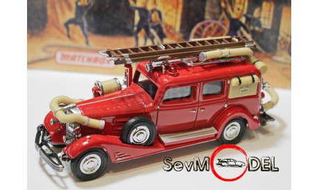 Cadillac Fire Vagon пожарный , серия пожарные машины, масштабная модель, 1:43, 1/43, Matchbox